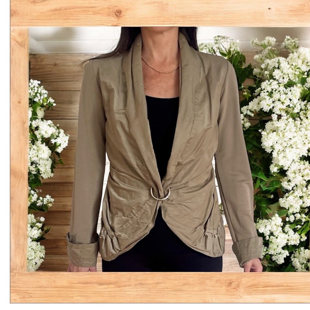 Sisteโs Italy Premium VTG Craftsmanship Silk Blend Tailored Blazer- EUC -Sz S ๐ฎ๐น